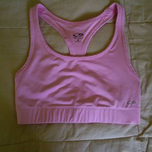 Pink Sports Bra